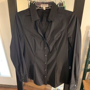 Black Colored Button Down